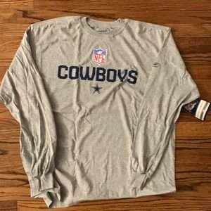 Large Dallas Cowboys, long sleeve vintage Reebok T-shirt